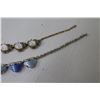 Image 2 : (2) Vintage Costume Jewelry Necklaces