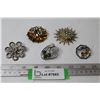 Image 1 : (5) Vintage Brooches