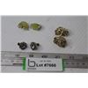 Image 1 : (3) Pairs of Vintage Clip-On Earrings