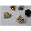 Image 3 : (3) Pairs of Vintage Clip-On Earrings