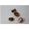 Image 3 : Vintage Wuli&Baby Head Brooch w/Matching Earrings
