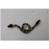 Image 4 : Vintage Hat Pin - Vintage Hair Pin - Jeweled Snake