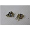 Image 2 : Celebrity Watch (working) - Vintage Pin - Vintage Earrings