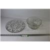 Image 1 : Glass Platter - Glass Bowl