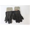 Image 4 : (2) Pair Work Gloves (Leather & Barbed Wire Type) - Size Large
