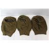 Image 1 : (3) Korean War Balaclavas - 1951 Dated