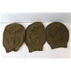 Image 2 : (3) Korean War Balaclavas - 1951 Dated