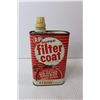 Image 2 : (2) Collector Tins - Esso Iosol Naphtha, RP Filter Coat Air Filter Cleaner