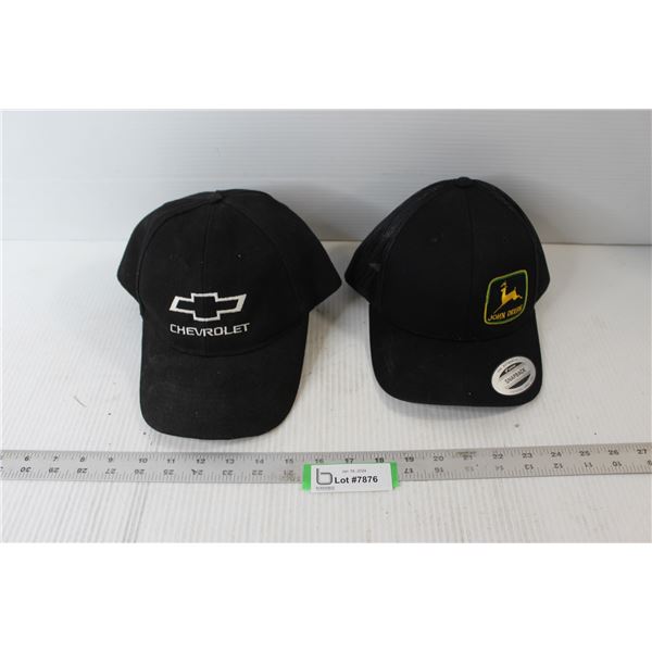 (2) Ball Caps - Chev & John Deere