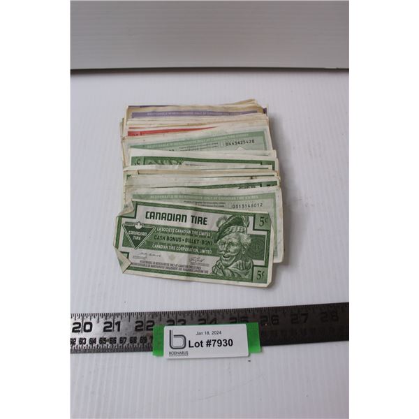 Canadian Tire Money - 22.50