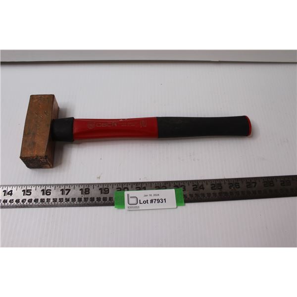 Osca Copper Head Anti-Vibration Hammer