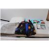 Image 1 : Winter Dinosaur Childrens Jacket - Size 5T, (3) Tablecloths, (2) Curtains - Has Scent