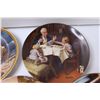 Image 3 : (4) Norman Rockwell Wall Decor Plates