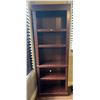 Image 1 : Modern Brown Hardwood BookShelf 71H x 27W x 13D