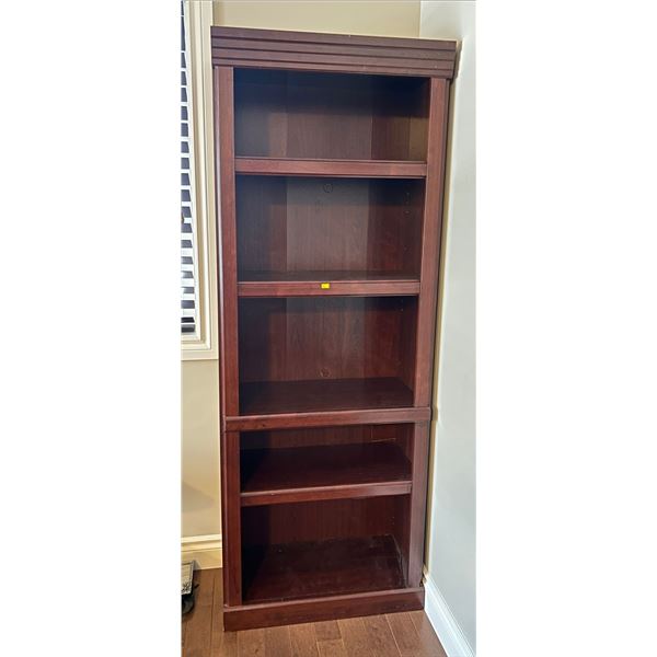 Modern Brown Hardwood BookShelf 71H x 27W x 13D