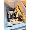 Image 2 : Rubbermaid Bin with Lid Contains Shoe Care and Polishing Items, Spray Protectors, and More