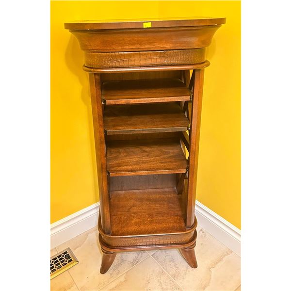 Modern Brown Hardwood Decorative Shelf 41H x 20W x 14D