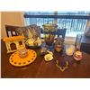Image 1 : Assorted Inside Home Decor includes Figurines, Carvings, Trivet and More African Themed