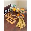 Image 1 : Assorted Collection of Home Decor Includes Urns, Face Mask, Kokopelli Light Switch Plates & More