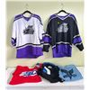 Image 1 : Assorted Collection of Hockey Jerseys with Carry Bags