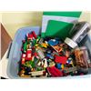 Image 2 : Assorted Collection of Lego and Lego Original Packaging in Rubbermaid Storage Bin 21L x 15W x 9H