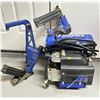 Image 4 : Campbell & Hausfeld Duel Tank Air Compressor with Industrial Brad Nailer & Floor Nailer/Stapler