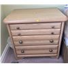 Image 1 : 3 Drawer Nightstand Ash Coloured Oak 28H x 29L x 19D