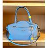 Image 1 : Light Blue Leather Coach Purse
