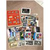 Image 1 : Assorted Collection of Stamps from All Around the World and Collection of Postcards