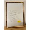 Image 1 : Rita McNeil Autograph in Frame 5L x 7H