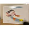 Image 2 : 2 Art Pieces Rainbow Trout by Lucas Raptis 10L x 8H
