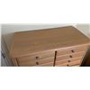 Image 5 : Solid Wood 8 Drawer Ash Oak Dresser 39Lx19Dx56.5H