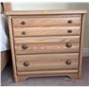 Image 1 : Solid Wood 3 Drawer End Table Ash Oak In Colour 28.5Lx18.5Dx28H