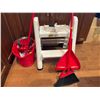 Image 2 : Assorted Collection of Cleaning Items and 2 Step Ladder - Brooms, Dustpans, Mop Bucket & More