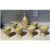 Image 1 : Asian Pottery Collection Decanter with Lid and 6 Cups