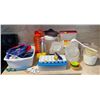 Image 1 : Assorted Collection of Kitchen Items, Brands Include Tupperware, Epicure, Rubbermaid and More