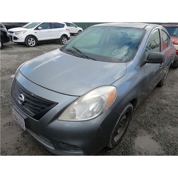 NISSAN VERSA 2013 ADT-DONATION