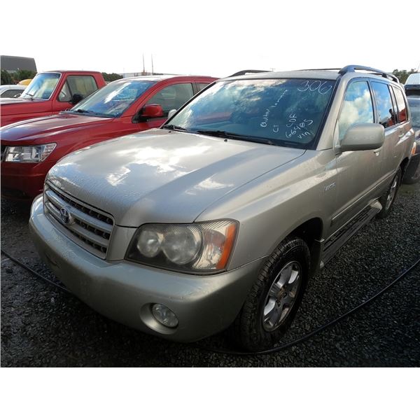 TOYOTA HIGHLANDER 2002 T-DONATION