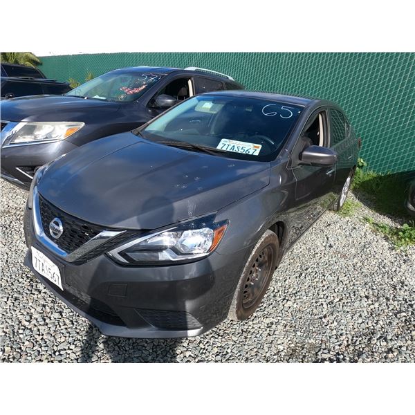 NISSAN SENTRA 2016 T/REPO
