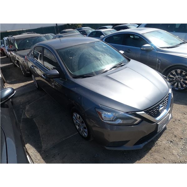 NISSAN SENTRA 2018 T/REPO/SMOG