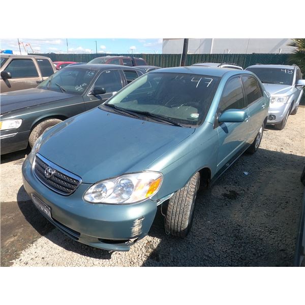 TOYOTA COROLLA 2005 T
