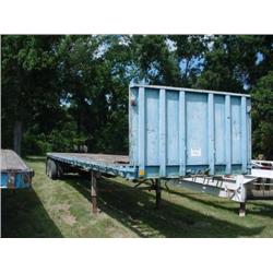 1976 TRAILMOBILE 45' FLATBED TRAILER