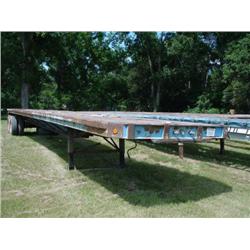 1986 CLARK 45' FLATBED TRAILER