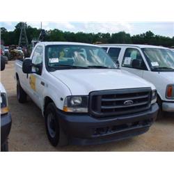 2002 FORD F250XL SUPER DUTY PICKUP TRUCK