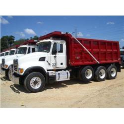 2005 MACK CV713 GRANITE TRI-AXLE DUMP