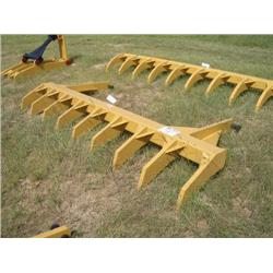 UNUSED 10' RAKE HEAY DUTY/STRAIGHT TINES FITS JD 650G
