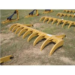 USUED 10' RAKE HEAVY DUTY/CURVE TINES FITS CAT D5C