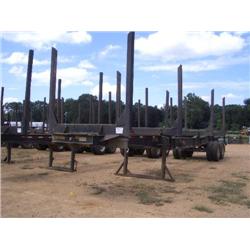 1999 VIKING 4 BOLSTER LOG TRAILER