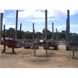 1995 HARGROVE 4 BOLSTER LOG TRAILER