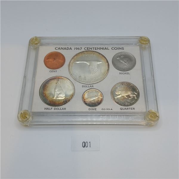 Canada 1967 Centennial Coin Set 43.1g 80% Silver